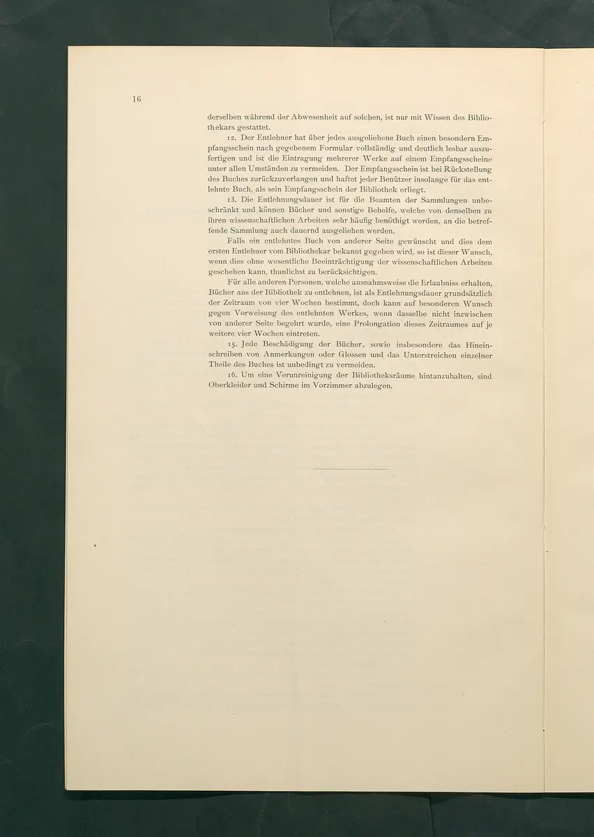 Bestimmungen für den Dienstbetrieb in den kunsthistorischen Sammlungen des Allerhöchsten Kaiserhauses