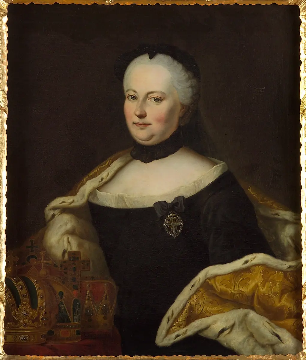 Kaiserin Maria Theresia (1717-1780) in Witwentracht