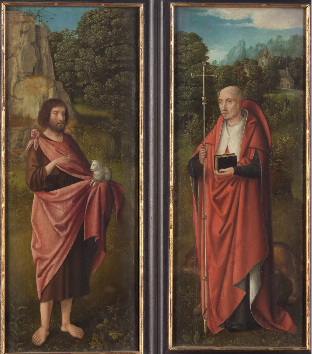 Hl. Johannes d. Täufer und hl. Hieronymus