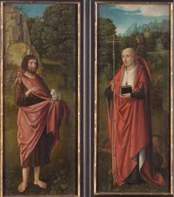 Hl. Johannes d. Täufer und hl. Hieronymus