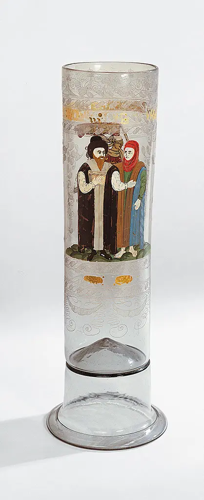 Stangenglas mit Justicia