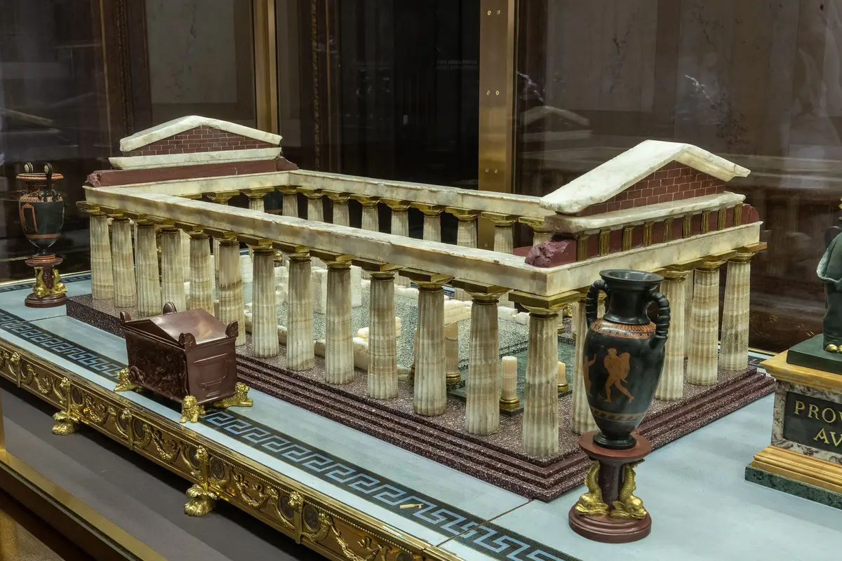 Drei Tempel der Ruinen von Paestum