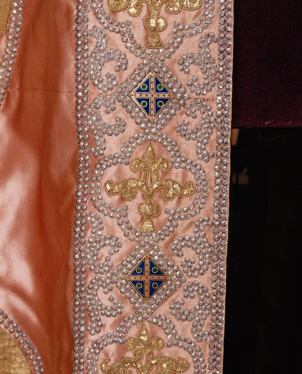 Der Mantel des Ornats Kaiser Franz I. Stephan von Lothringen (Barockkopien nach den Gewändern des Krönungsornates des Heiligen Römischen Reiches)