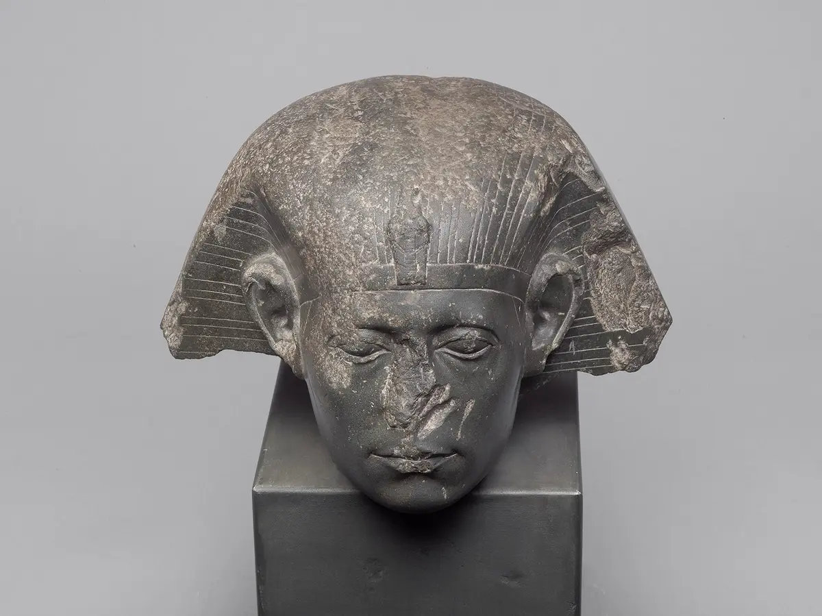 Head from a sphinx of Senwosret III 