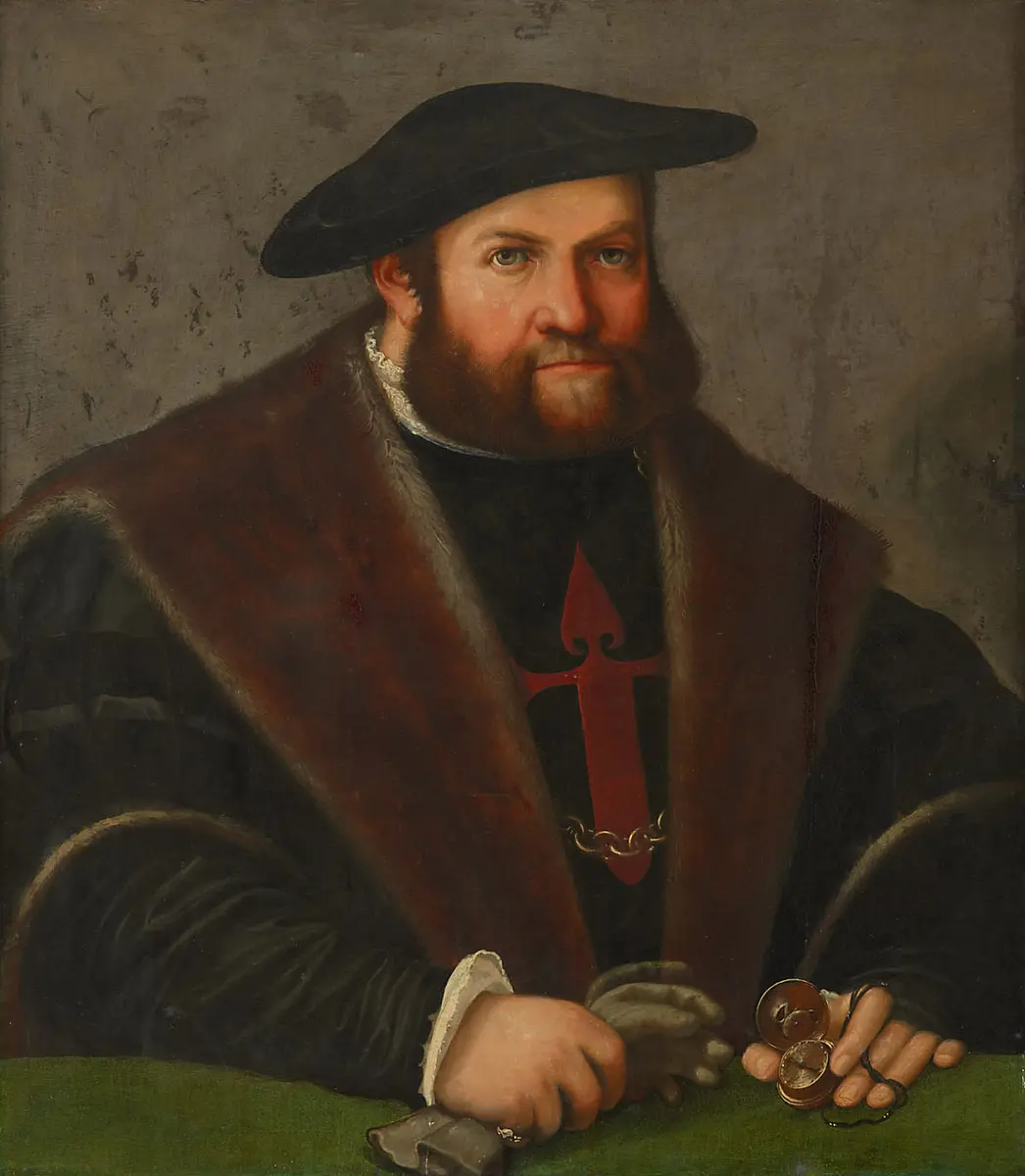 Bildnis des Ulrich Ehinger (1485-1537) (Bildnis eines Santjagoritters)