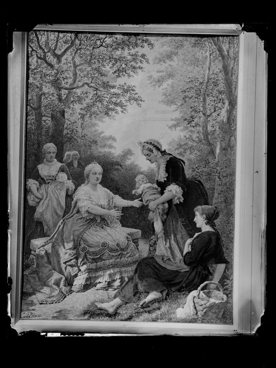 Maria Theresia und die Frau aus dem Volk