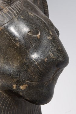 Seated statue of the goddess Sakhmet
