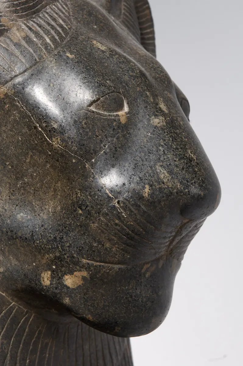 Seated statue of the goddess Sakhmet