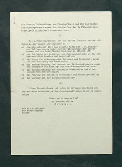 Dienstordnung für das Kunsthistorische Museum