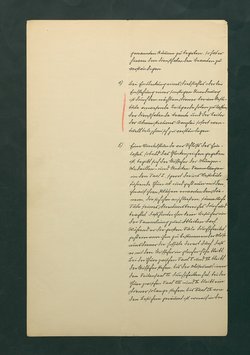 handschriftliche Dienstordnung für Museumsaufseher