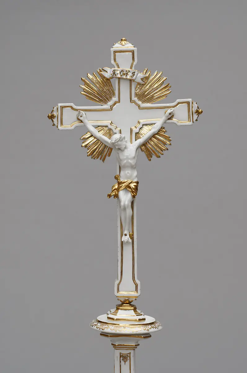 Standkreuz der Altargarnitur der Kaiserin Wilhelmine Amalia