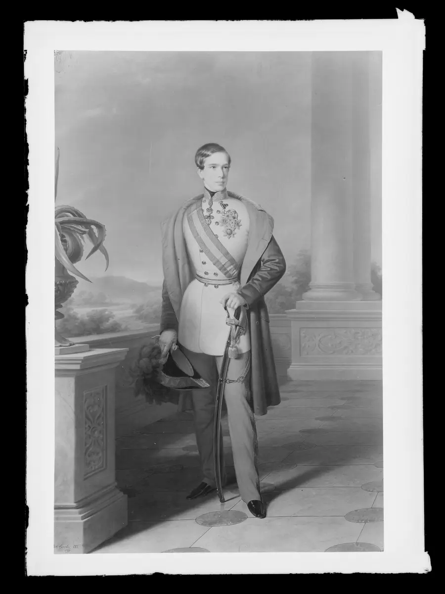 Kaiser Franz Joseph I. (1830-1916) in Generalsuniform zur Zeit seines Regierungsantritts