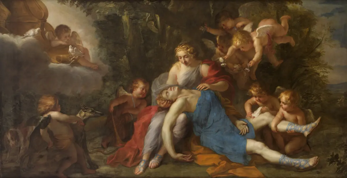 Venus beweint den toten Adonis