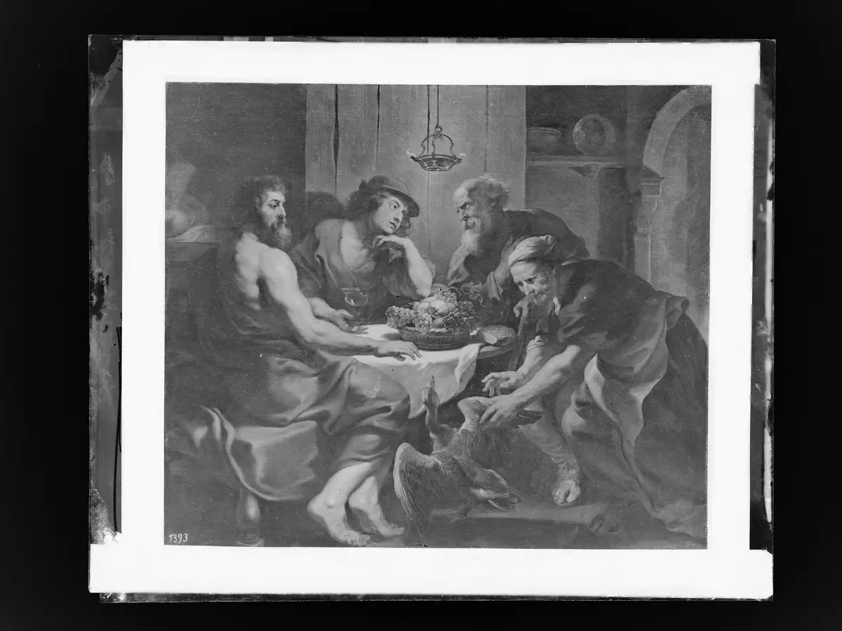 Jupiter und Merkur bei Philemon und Baucis