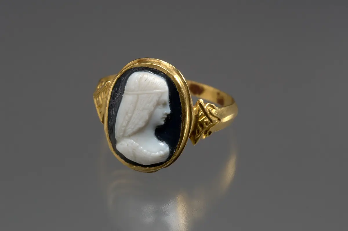 Ring mit weiblichem Brustbild, Isabella d'Este (?)