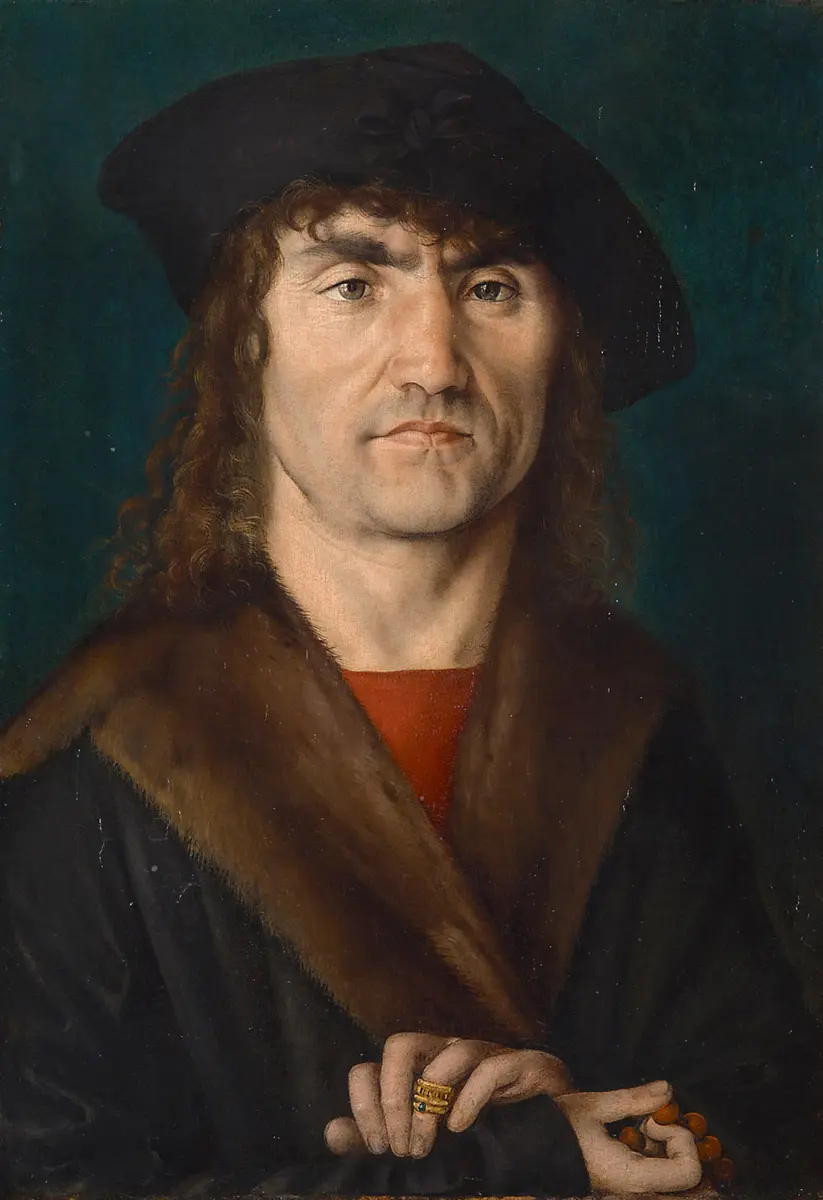 Portrait of a Man with a Rosary