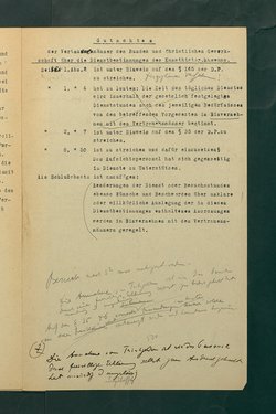Dienstbestimmungen für das Aufsichtspersonal in den Sammlungen mit Anmerkungen und Korrekturen