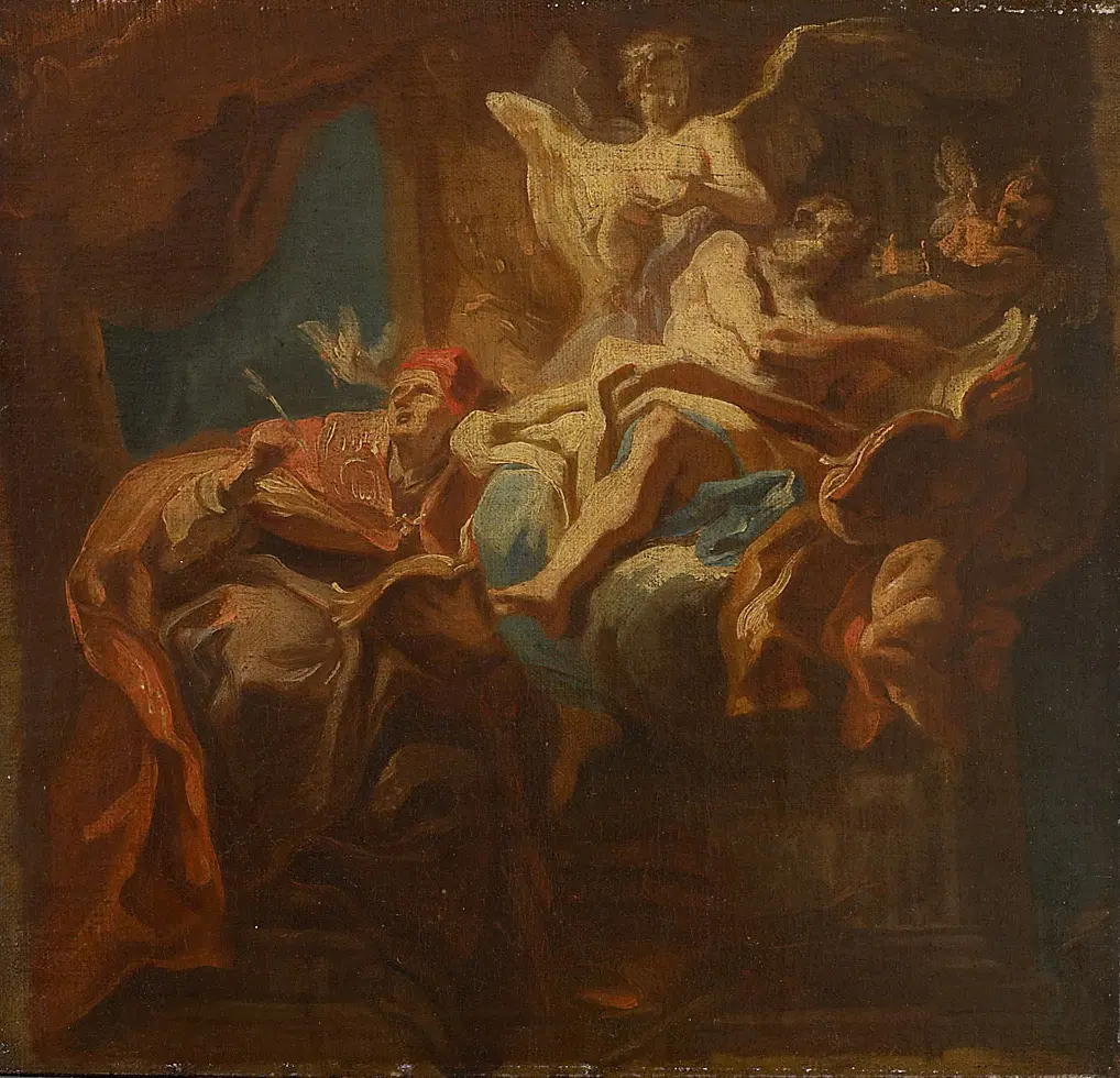 Evangelist Matthäus und hl. Gregor