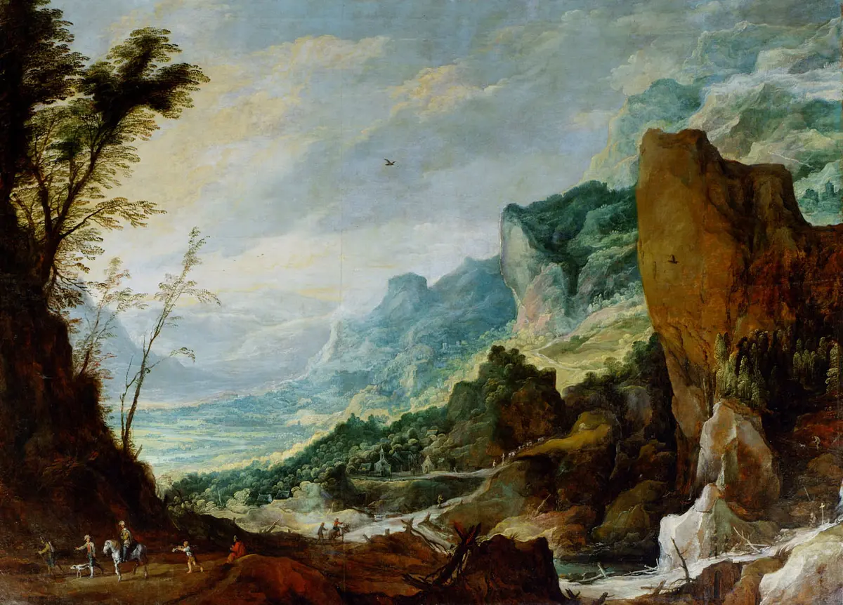 Große Gebirgslandschaft