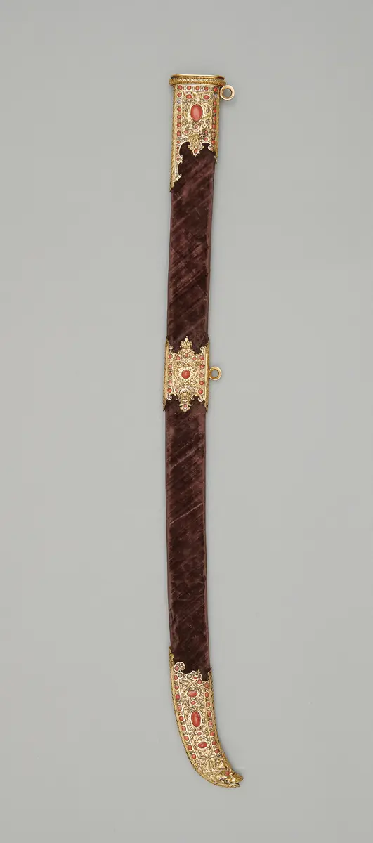 Korallensäbel, Kordelatsch, Coltelaggio, Malchus, Malchus (mit Scheide)
