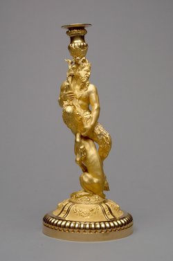 Kandelaber mit Satyr