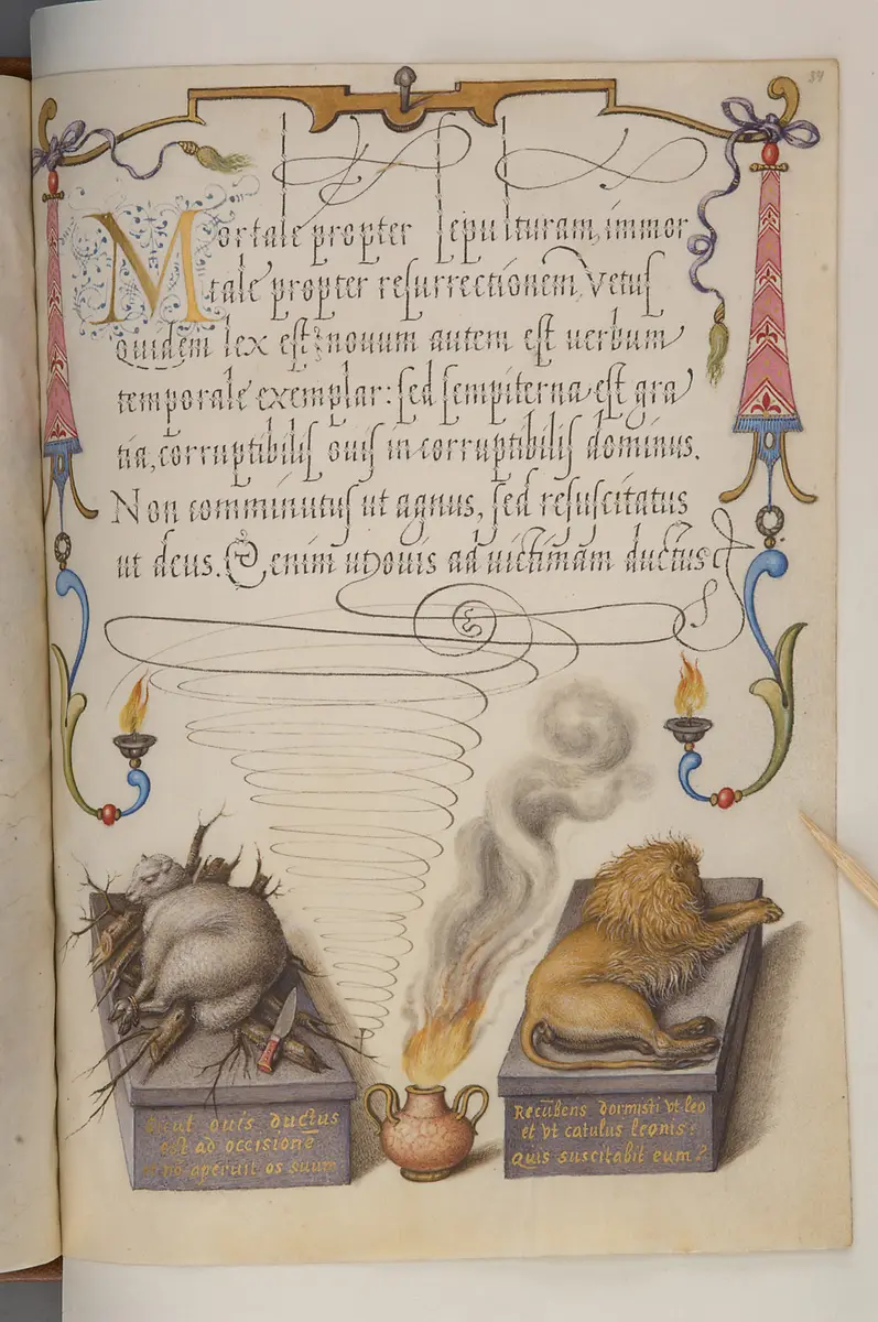 Schriftmusterbuch; 127 Blatt Pergament