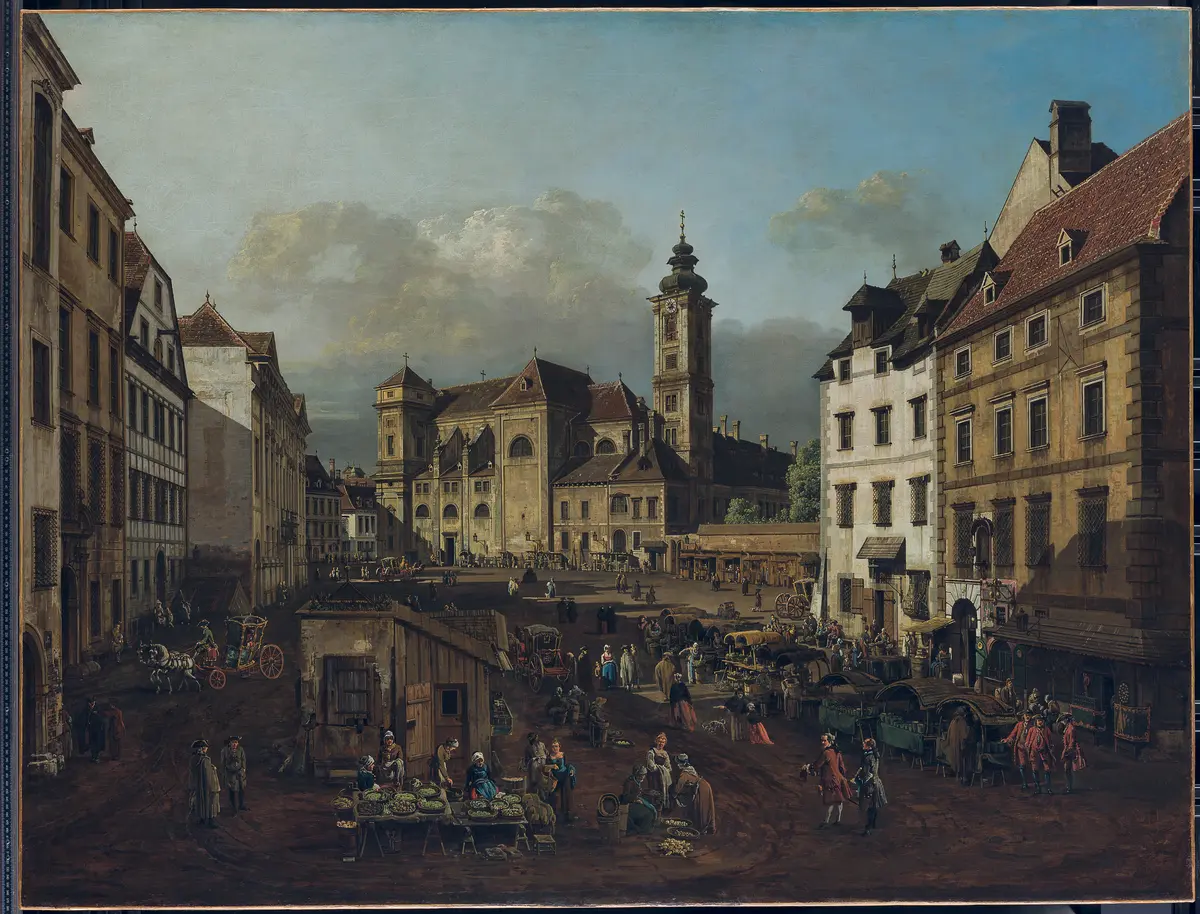 Die Freyung in Wien, Ansicht von Südosten