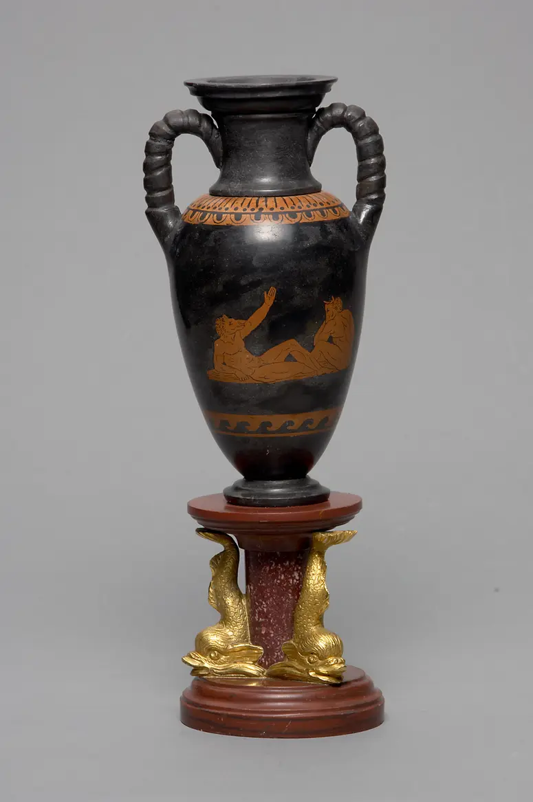 Vase der Ruinen von Paestum