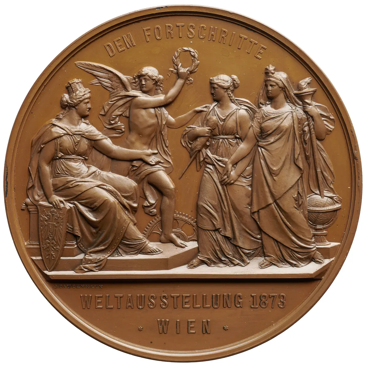 Wien: Preismedaille für die Weltausstellung 1873
