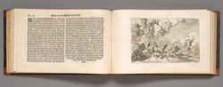 Des vortrefflichen Römischen Poeten Publii Ovidii Nasonis Metamorphoseon, Oder: Funffzehen Bücher Der Verwandlungen / Ehmahlen durch den berühmten Wilhelm Bauer in Kupffer gebracht: Nun aber Demselben / zu besserer Verständnus/der Inhalt solcher Sinn=reichen Lehr=Gedichte/aus dem Lateinischen in Teutscher Sprache summarisch beygefügt: Allen Mahlern / Kupfferstechern/ Goldschmieden/ Bildhauern und andern/ so mit der Bildungs = Kunst umgehen zu Dienst und Nutzen ausgefertigt und verlegt durch Jeremias Wolff / Kunst=Händlern in Augspurg. - Augspurg / Gedruckt bey Pet. Detleffsen/ 1709