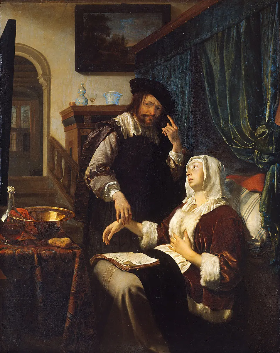 Besuch des Arztes (Die Liebeskranke)