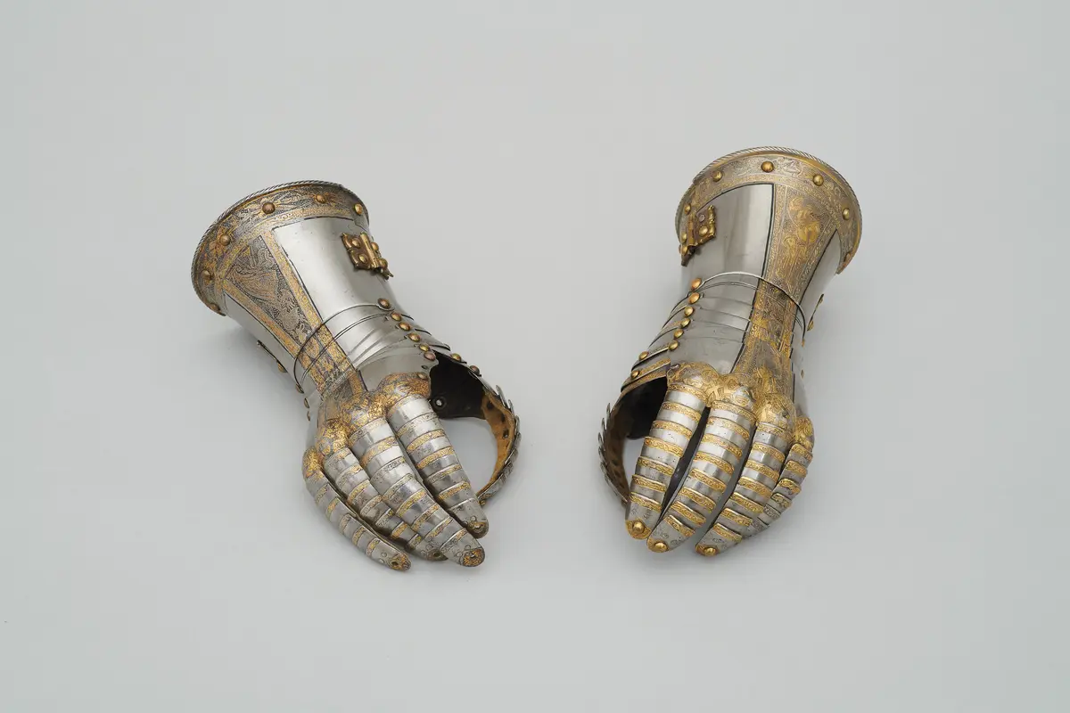 Ein Paar Handschuhe der Trophäengarnitur