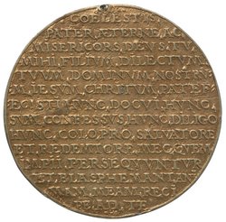 Portraitmedaille auf Martin Luther