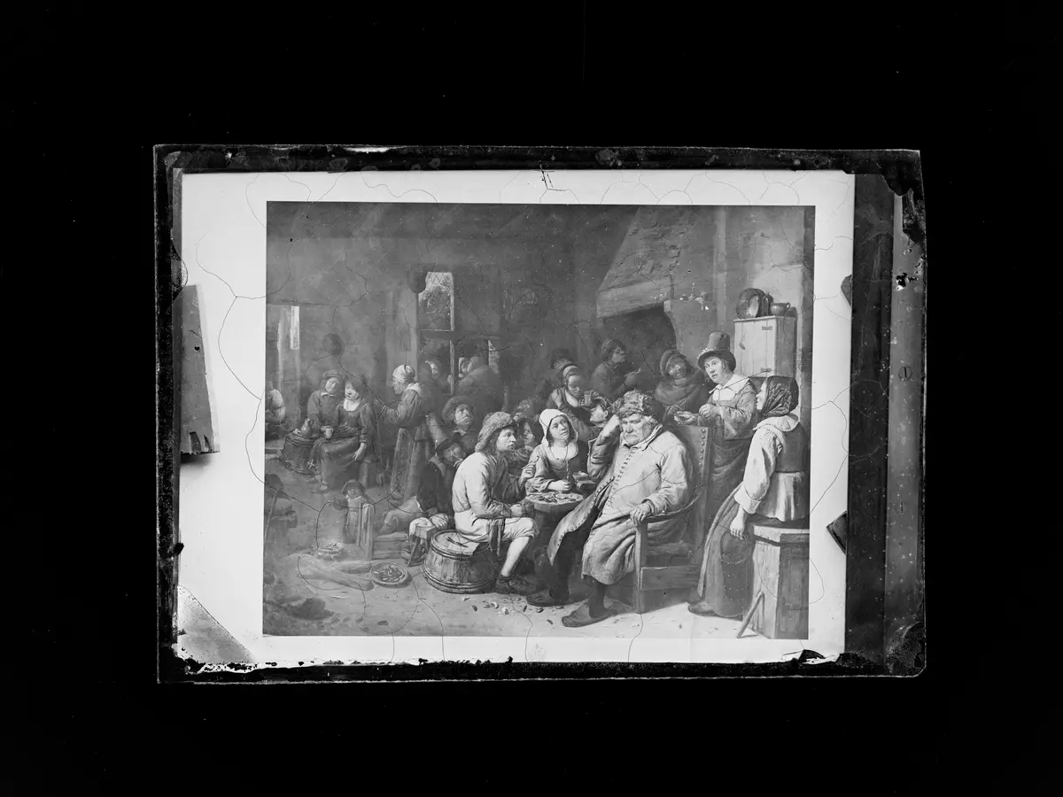 Bauerngesellschaft im Wirtshaus
