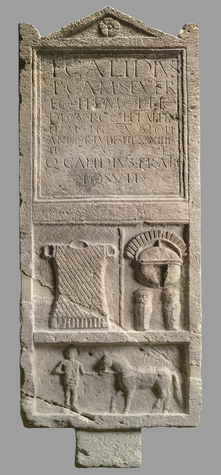 Grabstein des T. Calidius Severus