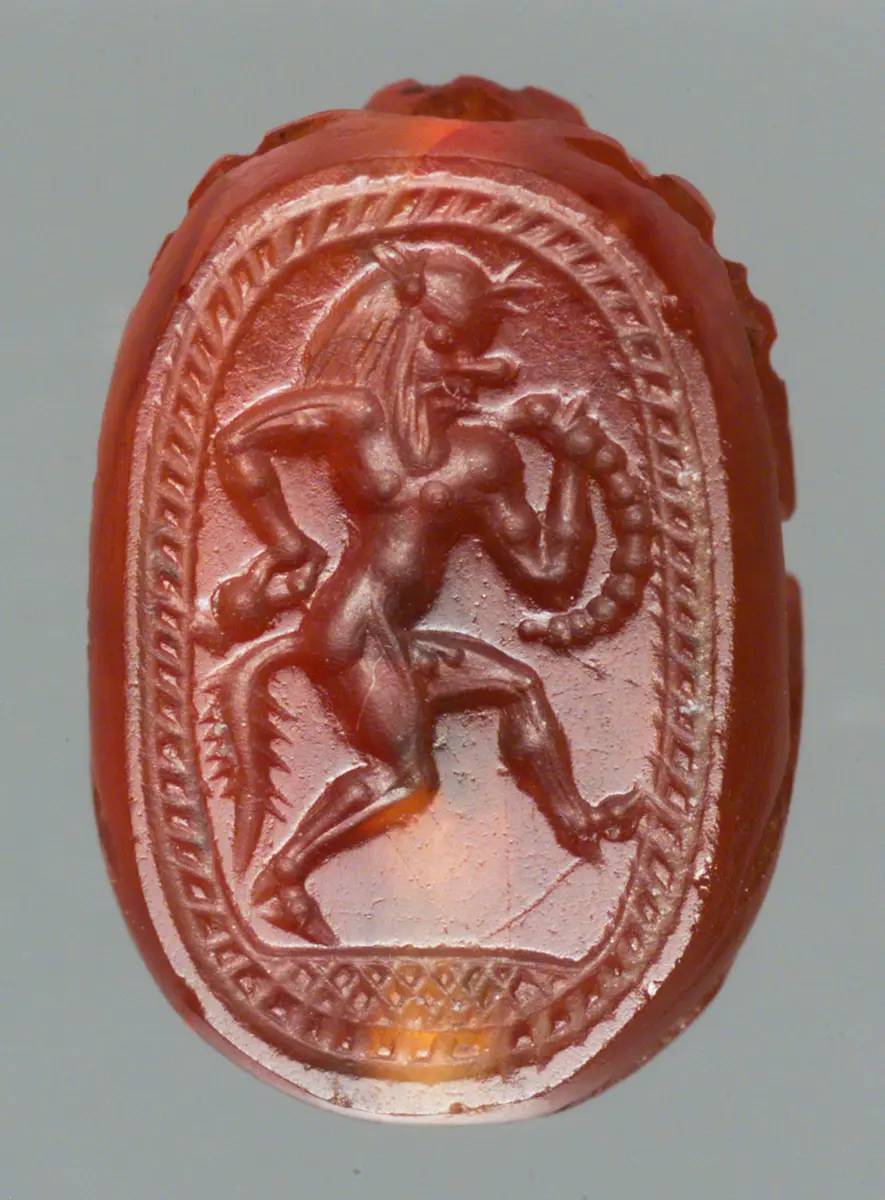 Hüpfender Satyr