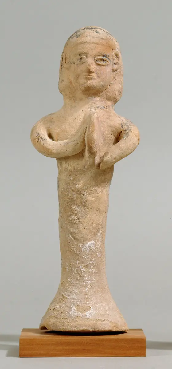 Frau mit Tympanon