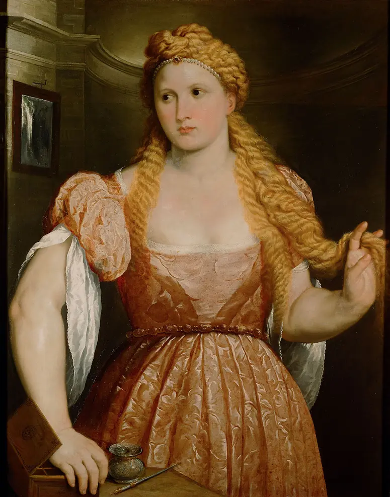 Portrait of a Young Woman at her Toilette