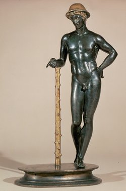 Merkur unterrichtet Cupido (Fragment)