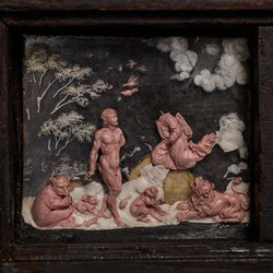 Tafel mit 60 Szenen aus den Metamorphosen des Ovid