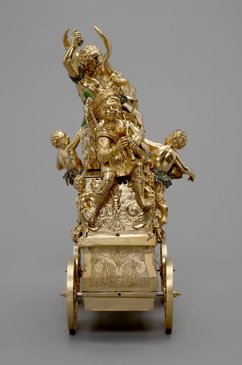 Automat mit Triumph des Bacchus