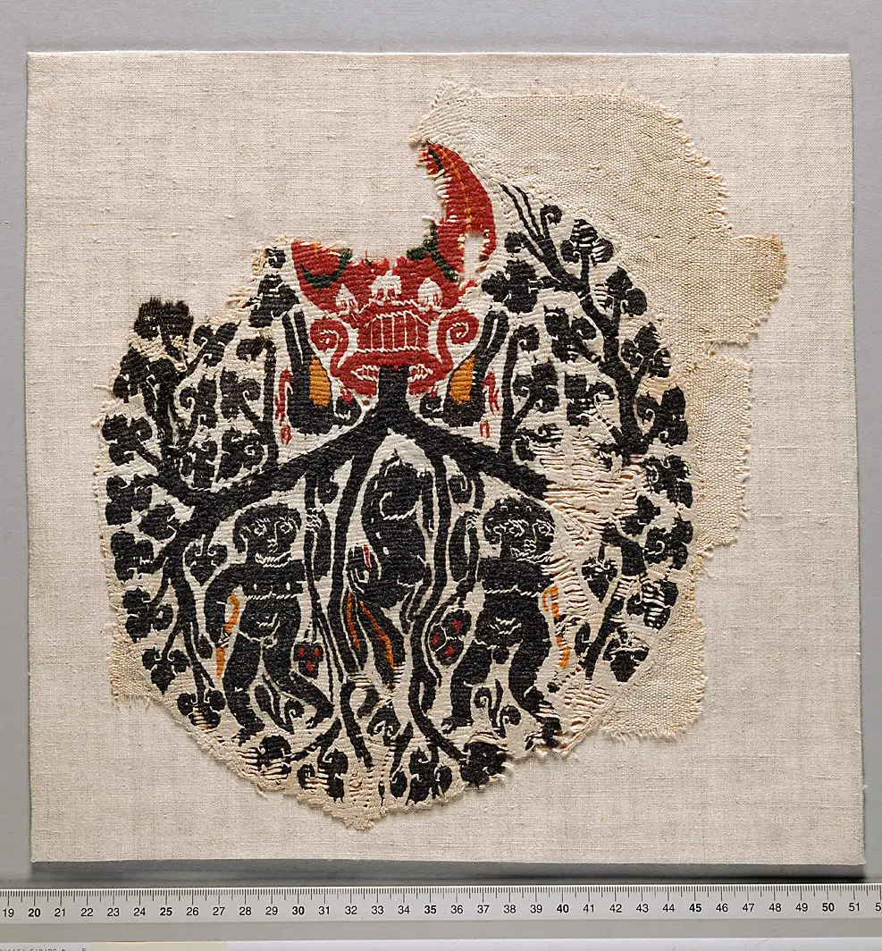 Vase mit Weinstock