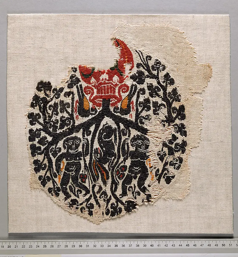Vase mit Weinstock