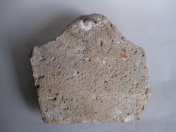 Fragment einer Firstkrönung: Weibliche Büste im Blattkelch