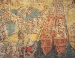 Kriegszug Kaiser Karls V. gegen Tunis (1535): Abbruch des Lagers und Einschiffung zur Rückfahrt