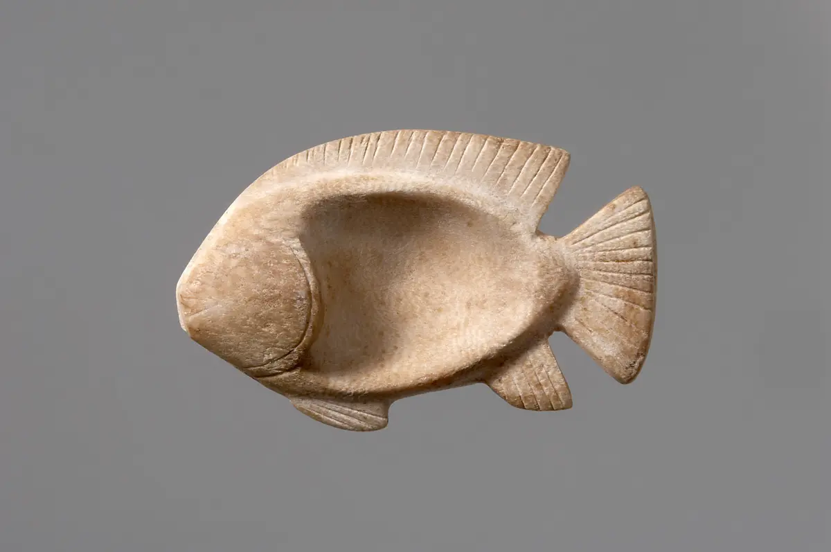 Salbschale in Form eines Tilapia-Fisches
