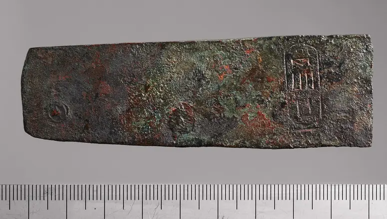 Adze blade with the name of Amenemhet II