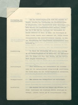Dienstbestimmungen für das Aufsichtspersonal in den Sammlungen
