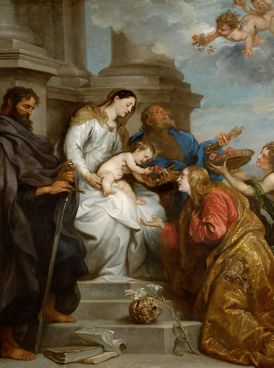 Maria mit Kind und den hll. Rosalia, Petrus und Paulus
