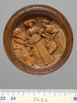 Judith und Holofernes; Spielstein für das Brettspiel für den "Langen Puff"